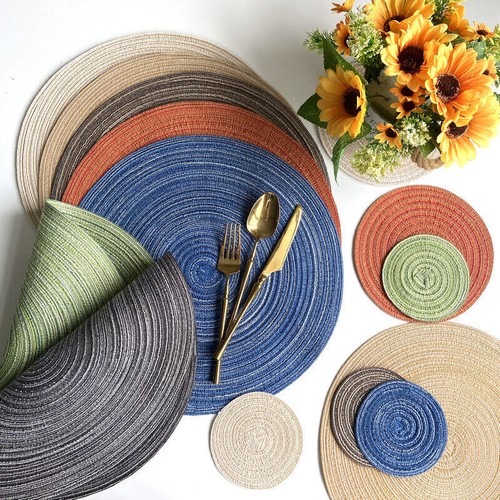 Set round woven braided - set, of