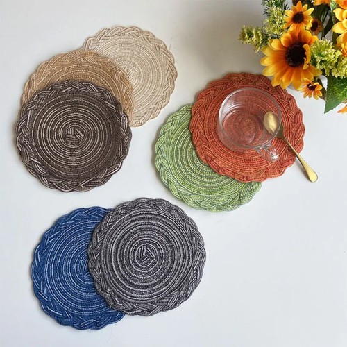 Woven table place mats large - mats,