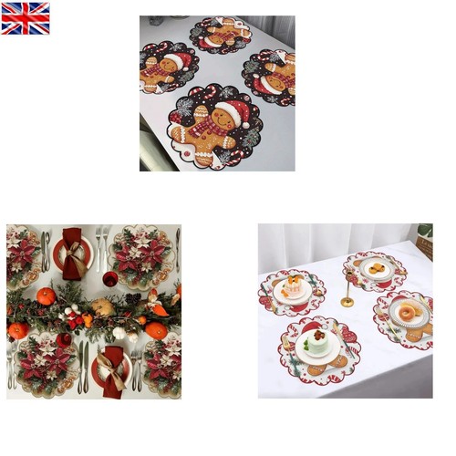 Table mats 4pcs christmas - -,