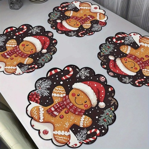 Christmas placemats set 4 - of,