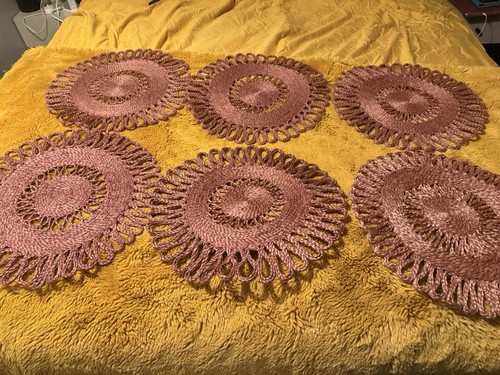 Salmon placemats for - placemats, dining