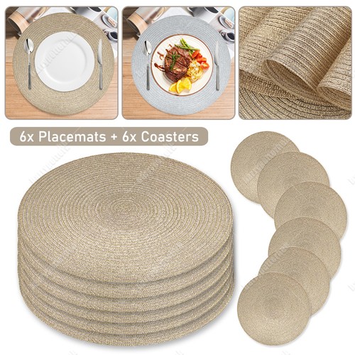 Set round placemats - 12,