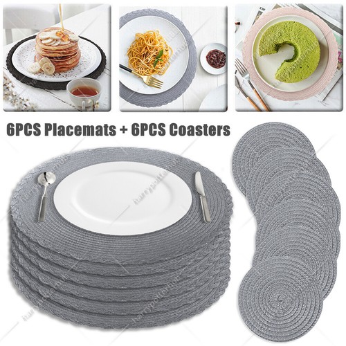Set round placemats 6 - 6,
