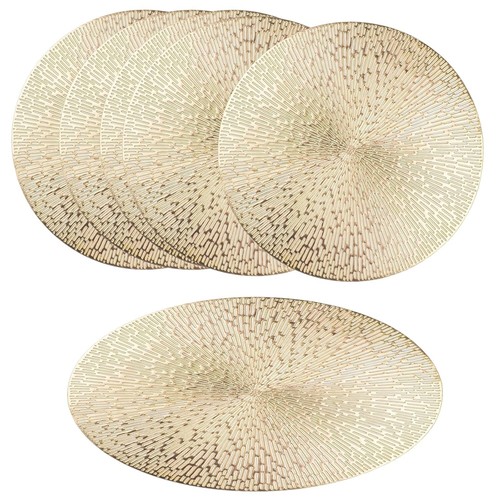 Pvc round table placemats set - table,
