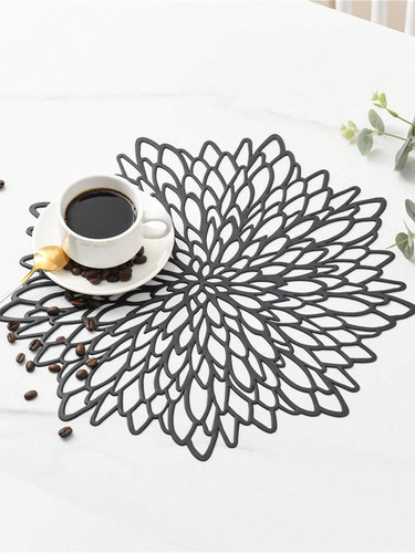 Gold placemats round - placemats, mat