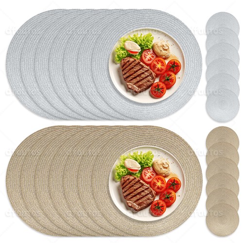 Placemats 6x coasters - 6x,