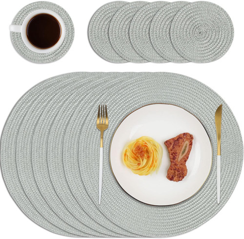 Round placemats and - placemats, coasters
