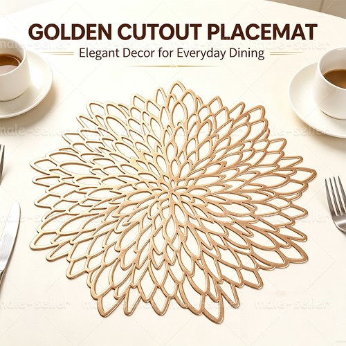 Placemats sets 6 round - sets,