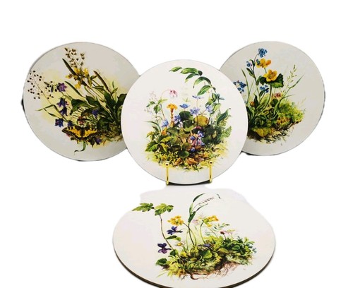 Vintage round wildflower place - round,