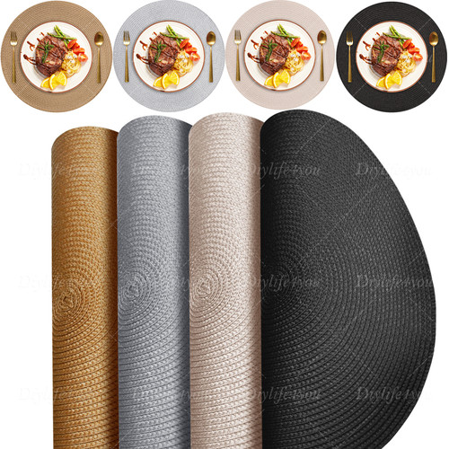 Set woven round - of, 12