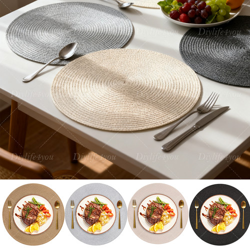 Set woven round - of, 12
