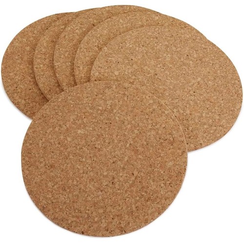 Round placemats natural - 6,