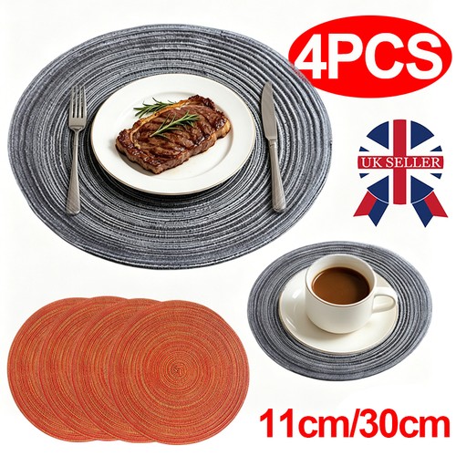 4pcs heat resistant round - 4pcs,